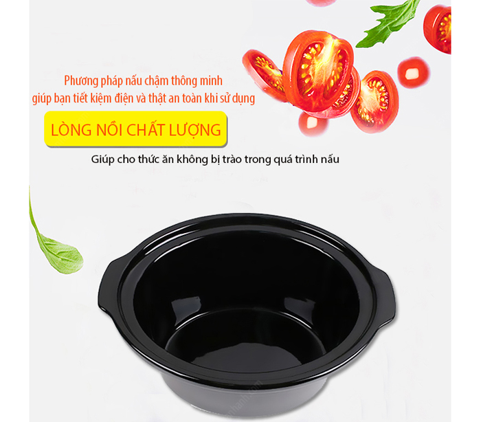 Nồi nấu chậm Hàn Quốc BBCooker 2.5L 3