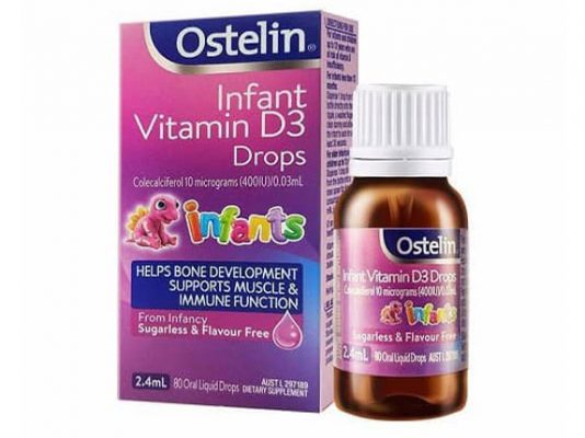 Vitamil D3 Ostelin Úc cho bé 2,4ml (0-12 tuổi) 1