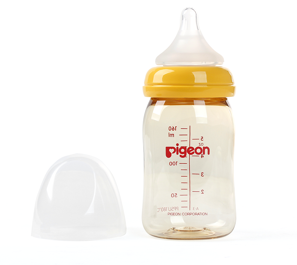Bình sữa Pigeon PLUS 160ml (nhựa PPSU, 0M+) 6