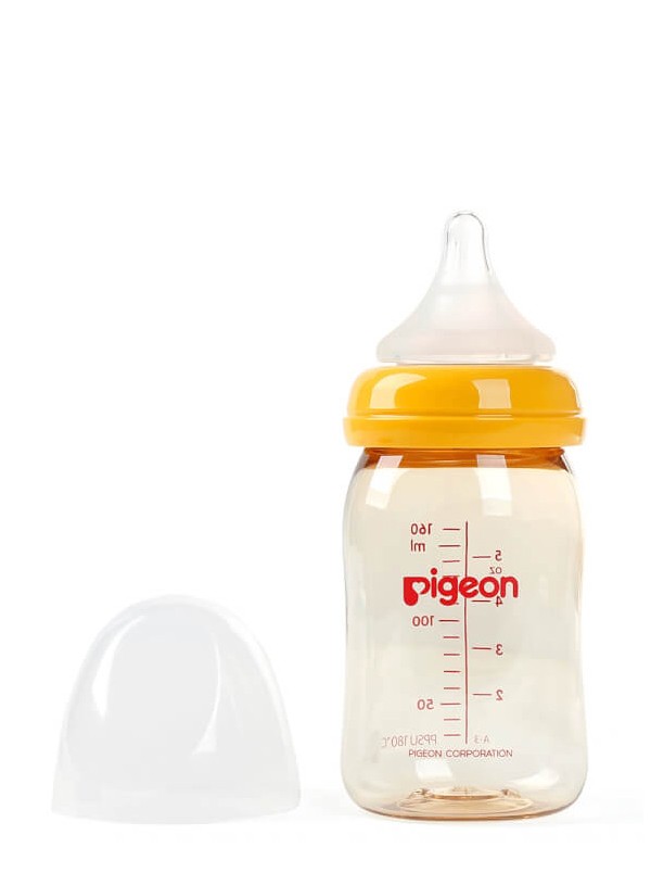 Bình sữa Pigeon PLUS 160ml (nhựa PPSU, 0M+)