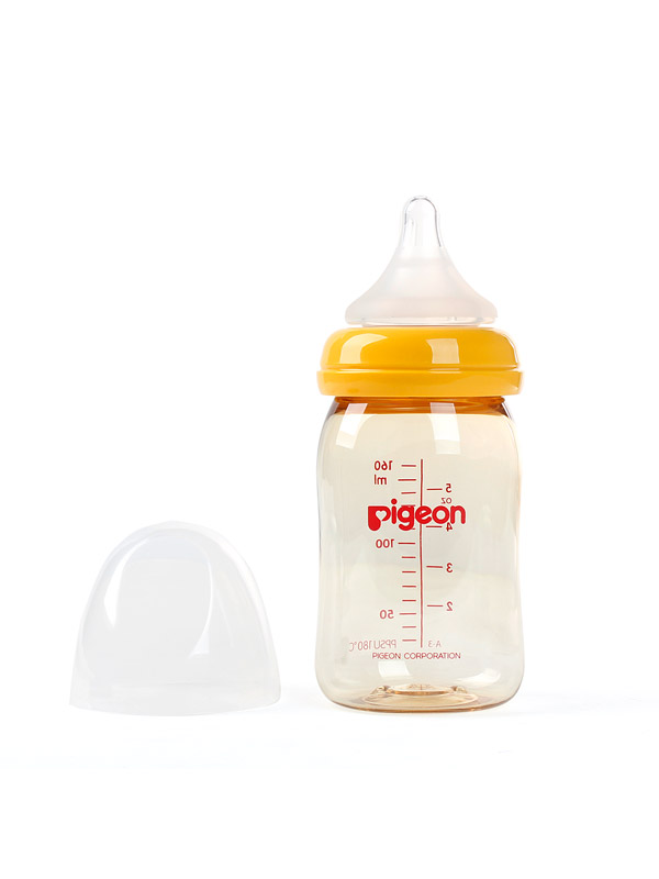 Bình sữa Pigeon PLUS 160ml (nhựa PPSU, 0M+) 1