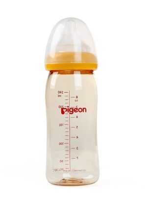 Bình sữa Pigeon Plus 240ml (nhựa PPSU, 3M+)