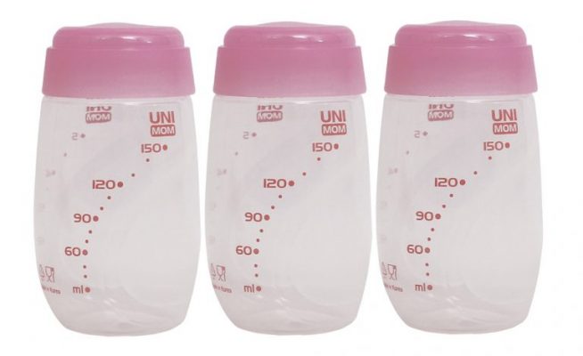 Bình trữ sữa mẹ bộ 3 bình Unimom UM880045 Hàn Quốc 5