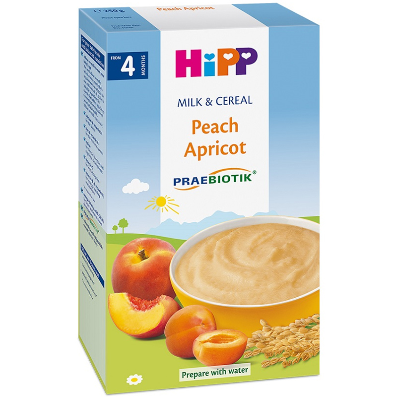 Bột dinh dưỡng HiPP sữa, đào, mơ tây 250g 1