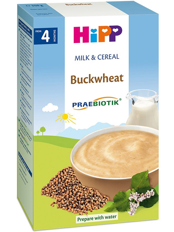 Bột dinh dưỡng Hipp sữa kiều mạch 250g (4M+)