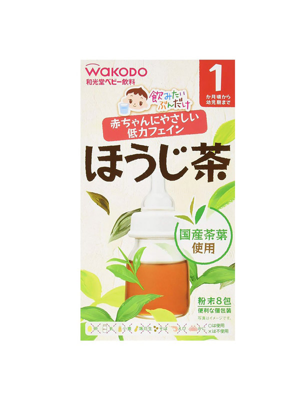 Trà xanh Wakodo Nhật Bản 8 gói (Cho bé từ 1 tháng)