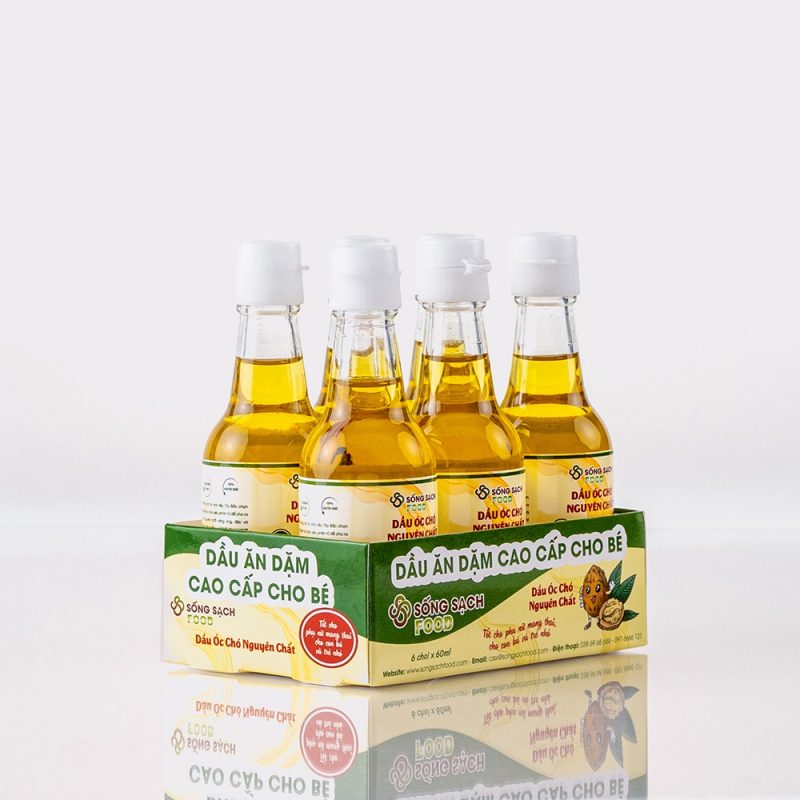 Dầu óc chó nguyên chất Sống Sạch Food (60ml) 3