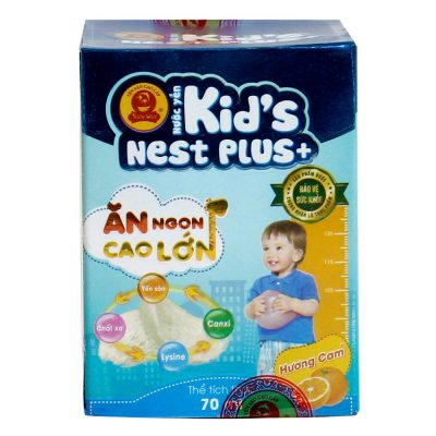 Nước yến Kids Nest Plus+ hương Cam 70ml 1