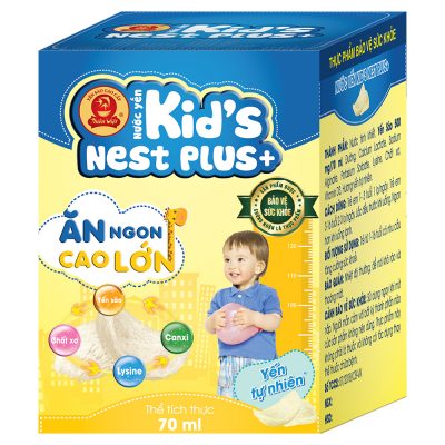 Nước yến Kids Nest Plus+ hương Tự nhiên 70ml 2