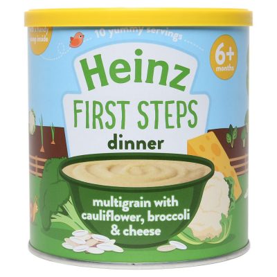 Bột ngũ cốc súp lơ bông cải phô mai Heinz 6M+ 200g
