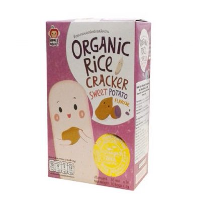 Bánh gạo organic vị khoai lang Bổ sung Omega 3 và DHA