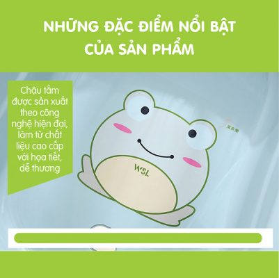 Chậu tắm hình ếch 4