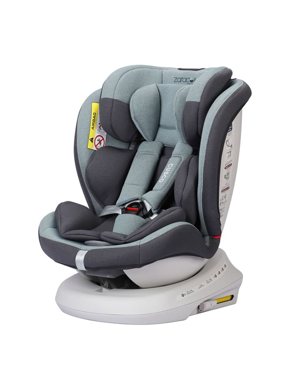 Ghế ngồi ô tô xoay 360 – Zaracos CUSCO 6406 – ISOFIX – MINT cho bé 1