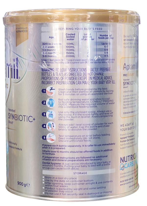 Sữa Aptamil Úc số 1 Profutura 900g (cho bé từ 0-6M) 3