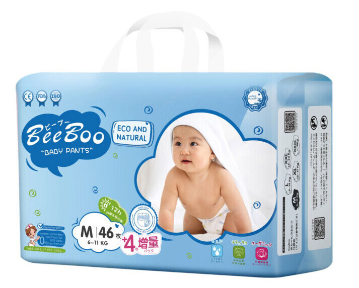 Tã quần BeeBoo size M 46 miếng (Từ 6 – 11kg)