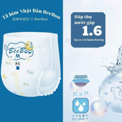 Tã quần BeeBoo size M 46 miếng (Từ 6 – 11kg)