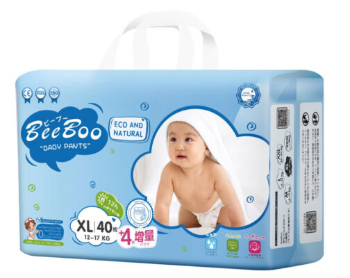 Tã quần BeeBoo size XL 40 miếng (Từ 12 – 17kg)